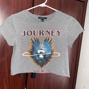 Cropped Graphic shirt